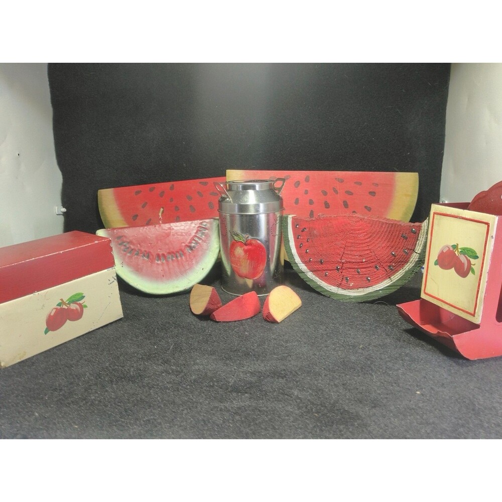 Watermelon And Apple Dining Room Decor (BUNDLE)